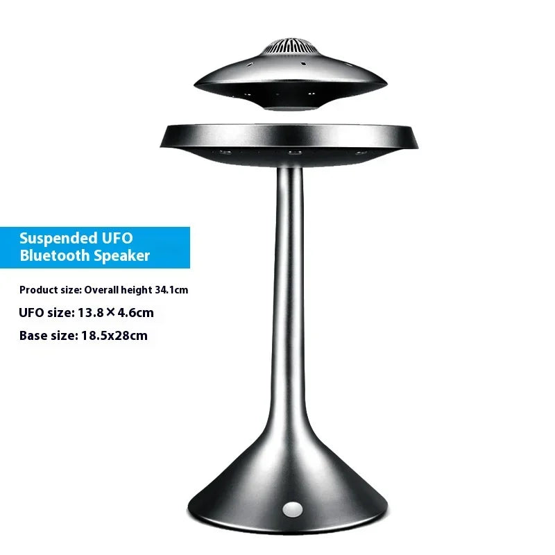 Creative Floating Bluetooth Speaker Magnetic Levitation UFO Gift for Kids 360 Degree Levitating Smart Audio Wireless 3D Surround