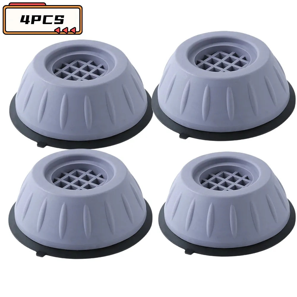 1-4Pcs Anti Vibration Feet Pads Legs Slipstop Silent Skid Raiser Mat For Washing Dryer Machine Support Dampers Stand Furniture