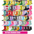 10/20/30Pairs random color happy socks men women crew socks novelty funny  street fashion animal  designer