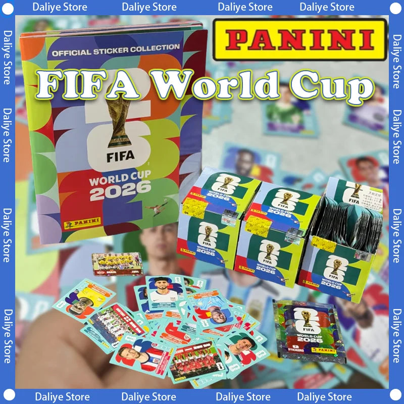 In Stock Football Cards 2026 Panini FIFA World Cup Sticker Pack Panini Soccer Card Panini Cards Soccer Set Collection Gift