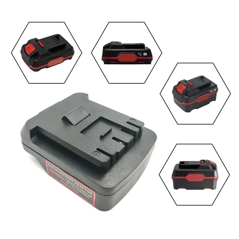 Battery Adapter Converter for Parkside 20V Lithium Batteries Compatible with For Bosch BAT Series 18V Lithium Battery Power Tool
