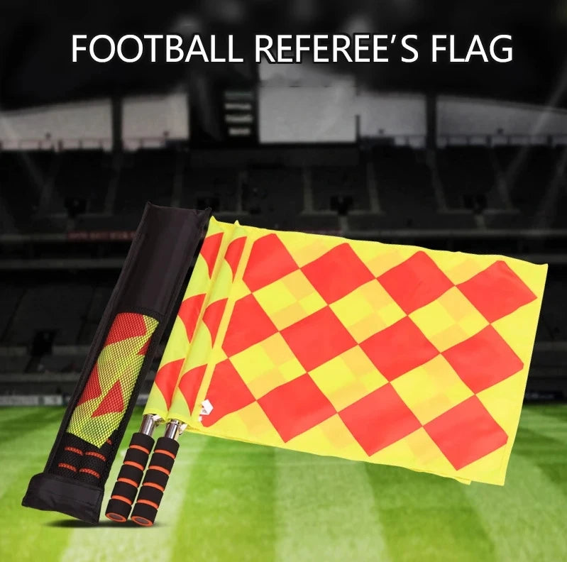 2/4/8/16Pcs World Soccer Referee Flag Fair Play Sports Match Football Linesman Europe Flags Referee Equipment