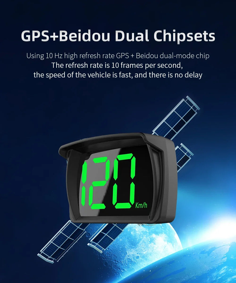 New M22 Car GPS Head Up Display Speed RPM KMH MPH HUD GPS Speedometer Projector Screen Dashboard with Odometer Overspeed Alarm