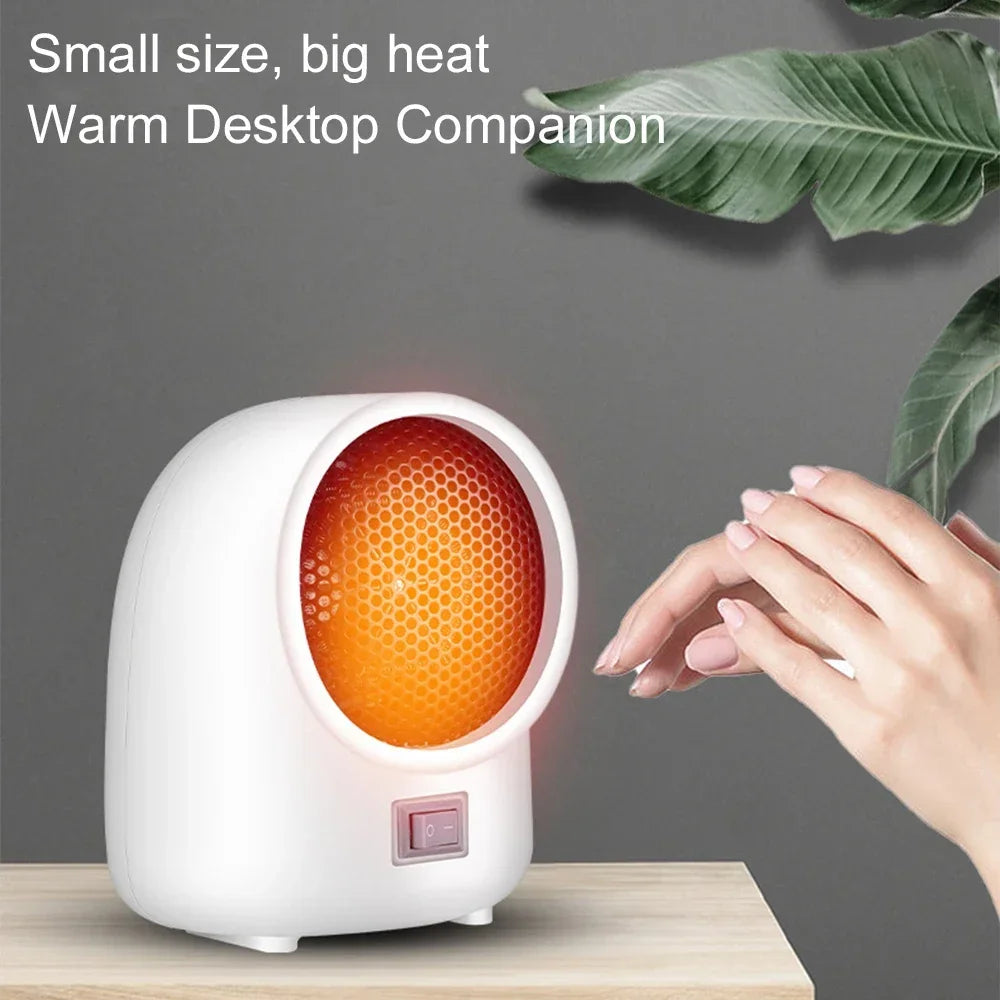 220V Hot Fan Heater Mini Electric Heater Desktop Quick Heating Home Portable Electric Heater For Home Office Warmer Hand Warmer