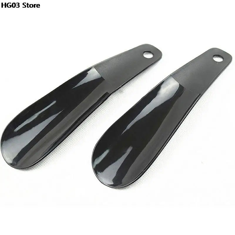 1PCS 16cm Flexible Sturdy Slip Shoe Horns Professional Black Plastick Shoe Horn Spoon Shape Shoehorn Shoe Lifter