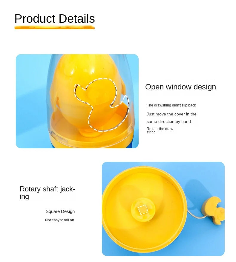 Manual Golden Egg Puller Scrambler Household White Yolk Mixer Kitchen Tool Mix Manual Scrambler Convenient Without Breaking Eggs