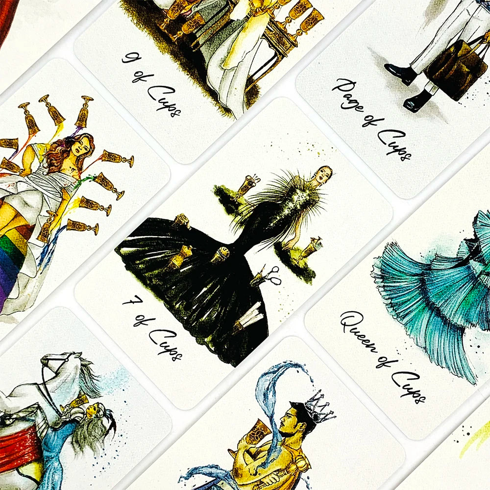 New Runway Tarot Cards A 80 Deck Leisure Entertainment Divination Edition Borad Playing Games，Collecting Hobby Cards
