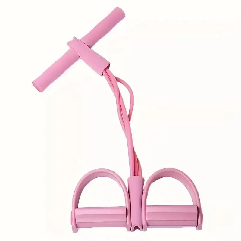 Four-Tube Pedal Tensioner Multi-Functional Household Fitness Equipment Yoga Abdominal Strengthening Elastic Band Tension Rope