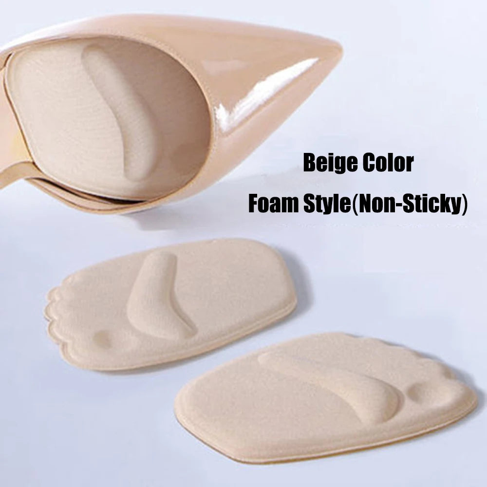 Forefoot Insert Cushion Pads for Women Shoes Anti slip Silicone Foot Pain Relief Pads for High Heels Sandals Gel Shoe Insoles
