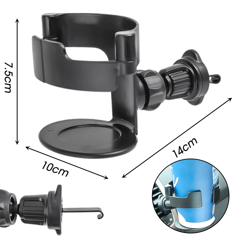 Car Cup Holder Multifunctional Auto Air Conditioning Outlet Hanging Drink Holder Ashtray Water Cup Bracket Phone Anti-slip Stand