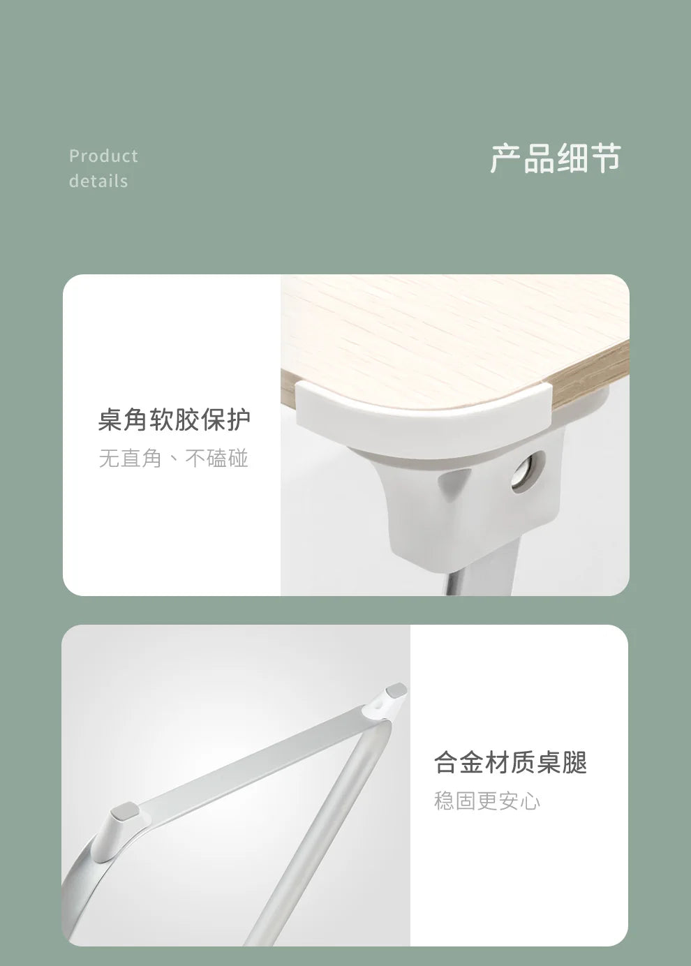 Foldable Laptop Bed Table Floor Tray Desk Study Writing Stand Portable Dorm Desk for Sofa or Home Office Use