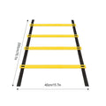 Agility Speed Ladder Nylon Straps Marking Discs Exerciser Resistance Drag Parachutes Sports Running Warm-Up Training Ladder Tool