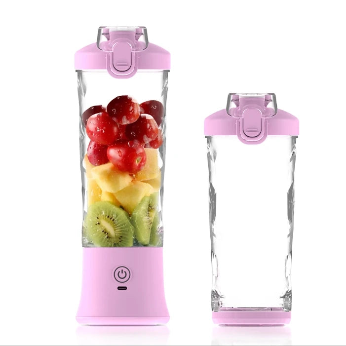 Juicer 600ml Large Capacity Juicer Cup Rechargeable and Convenient Multi-functional Ice Crusher Fruit Processor