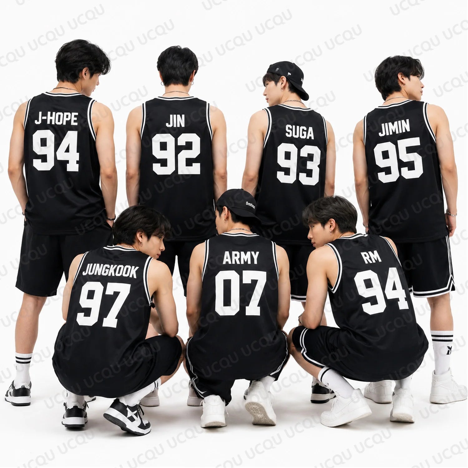 2026 Kpop Basketball Jersey Jimin V Jungkook Jin Suga J-Hope RM 92-97 Tank Top Fan Streetwear Kids Tops