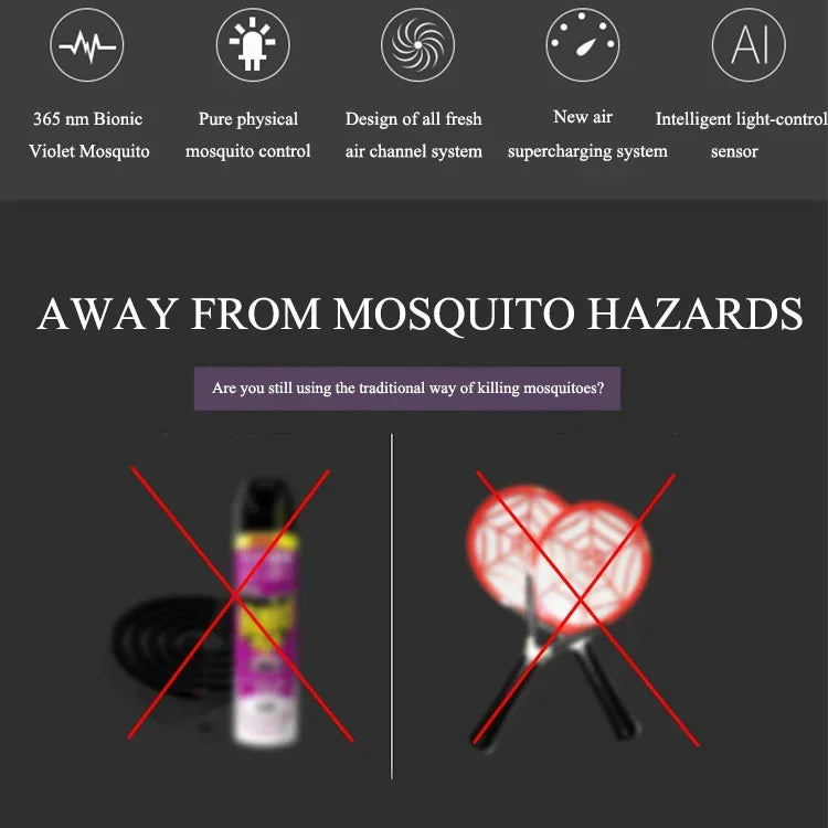 Indoor Physical Fly Killing Mosquito Household Photocatalyst Mosquito Killing Lamp Insect Trap Lamp LUV Repellent Lamp