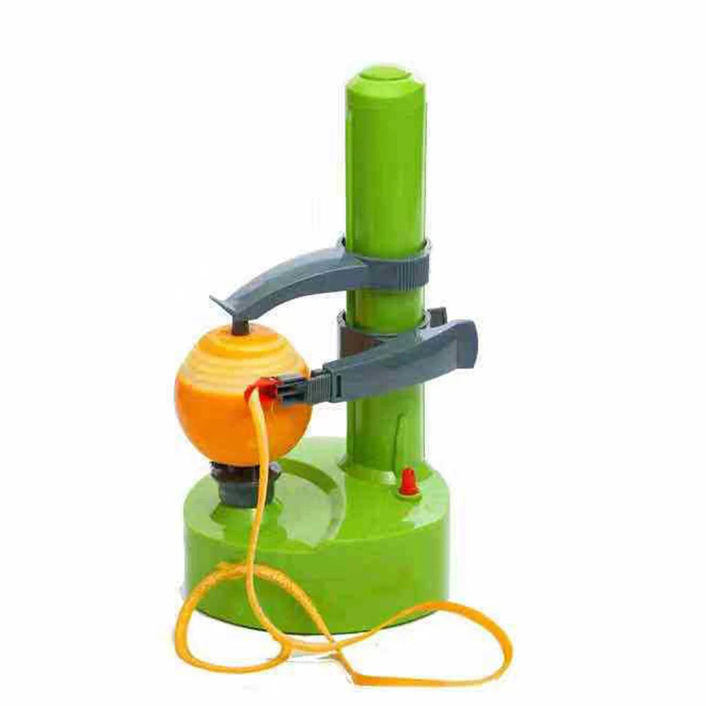 Electric Potato Peeler Multifunctional Fruit Peeler With Adapter And Spare Blades Kitchen Automatic Rotating Peeling Tool