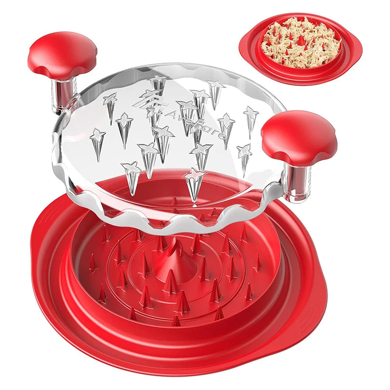 Chicken Shredder Tool Meat Breast Shredding Separation Mincing Grinder Machine with Lid for Shredding Chicken Pork Beef Cooking