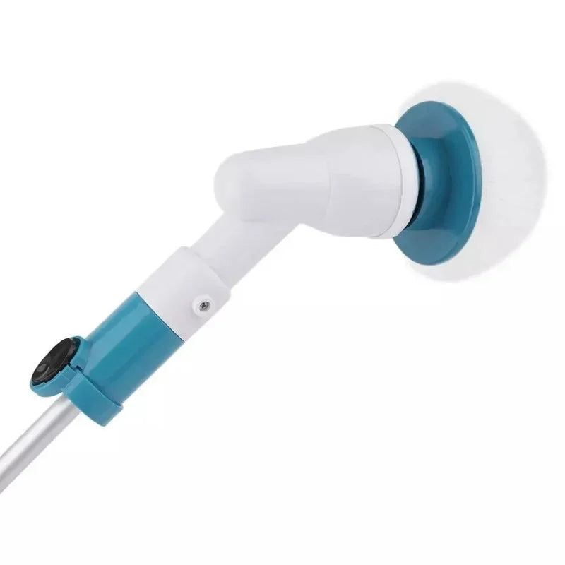 Electric Cleaning Brush 1PC Long Handle Rotating Cordless Rechargeable Household Bathroom Kitchen Floor Tile Washing Brush