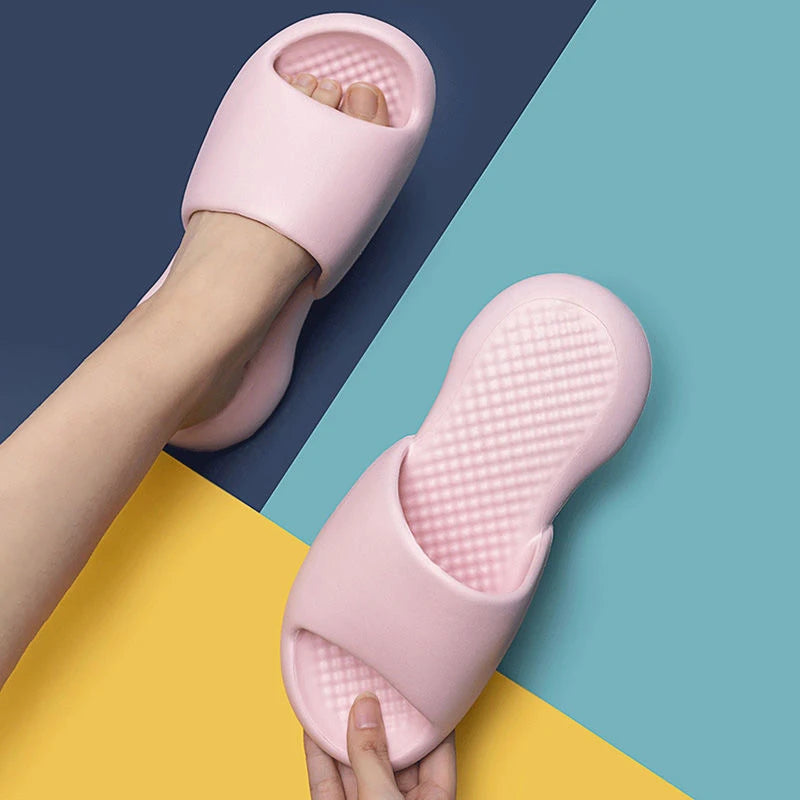 Slippers for women eva, summer home, bathroom, anti slip thick sole, external wearing of sandals