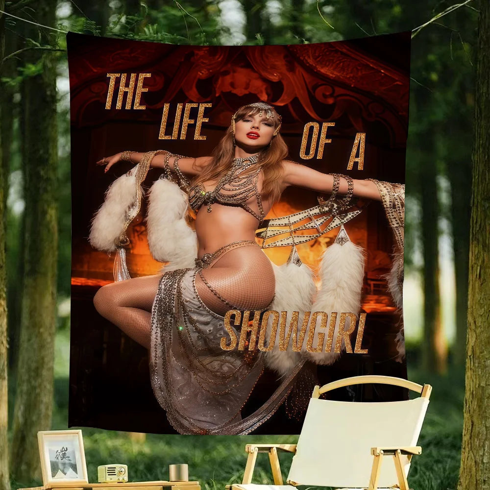 T-TaylorS The Life of a Showgirl flag For Living Room Home Dorm Decor Art Home Party Picnic Decor Banner