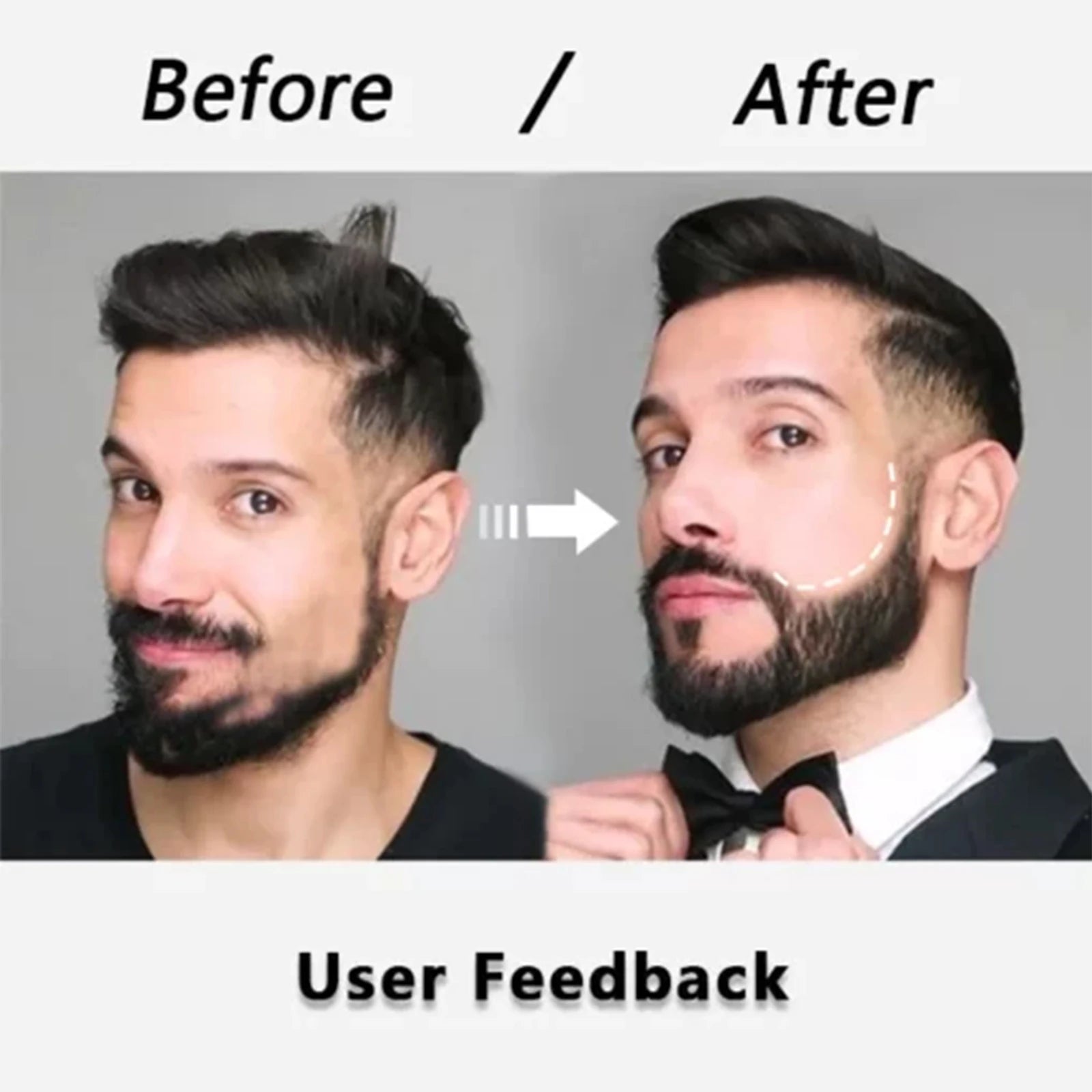 Beard Pen Filler Penci With Brush Kit Waterproof Long Lasting Repair Moustache Coloring Shaping Tools Hair Eyebrow Pencil