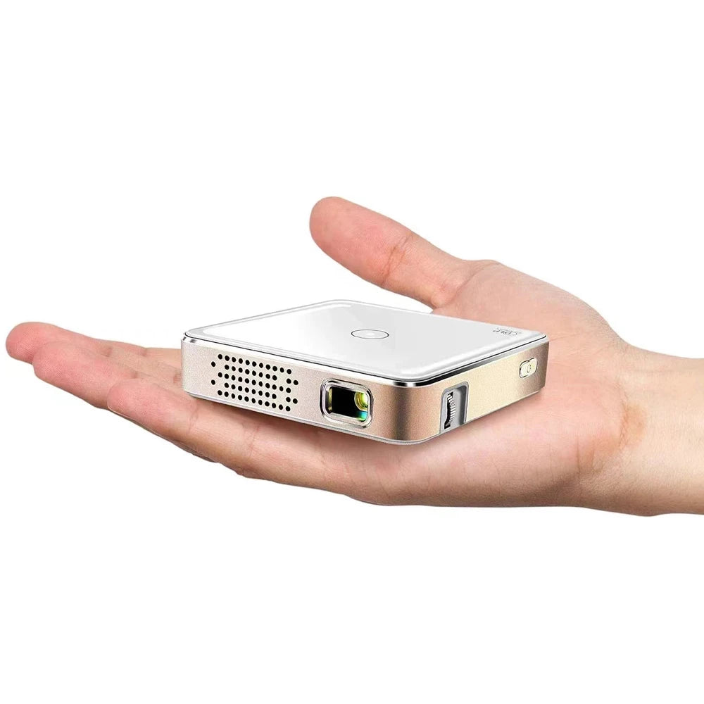 Smartldea New Mini dlp HD Projector support 1080p build in Battery Capacity wired Phone Mirroring proyector Home Theater beamer