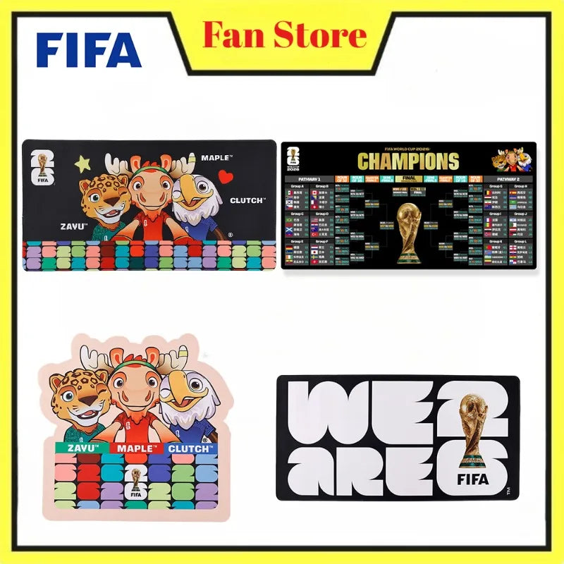 FIFA 2026 World Cup USA Canada Mexico Large Mouse Pad Gaming Office Thick Stitched Edges Anti-Slip Wear-Resistant Desk Mat
