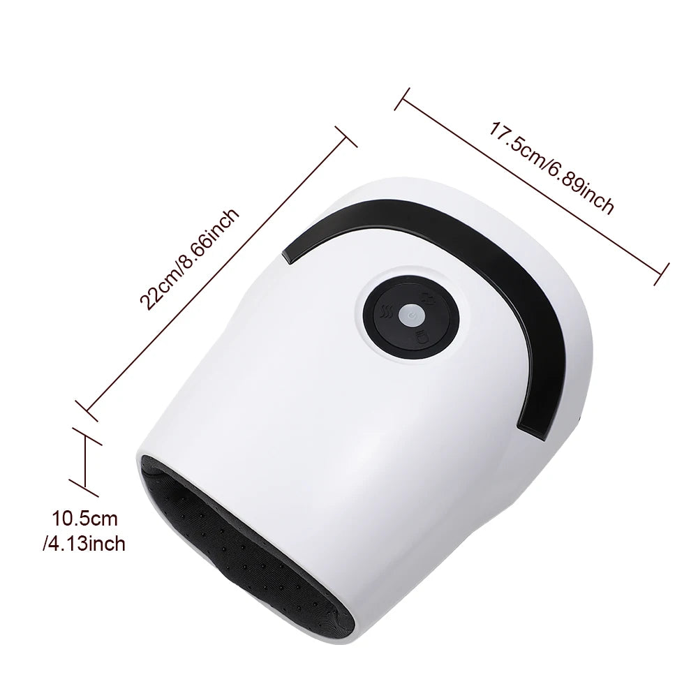 Electric Hand Massager with 5 Levels Air Compression Heat Palm Finger Massage Machine for Arthritis Finger Numbness Hand Relax