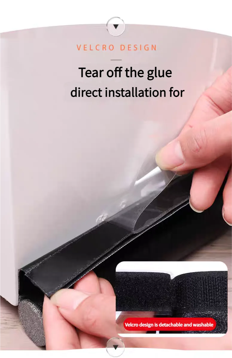 Door bottom sealing strip, windproof, noise-reducing, dust-proof, bedroom gap waterproof, insect-proof and soundproof strip