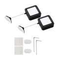 Y45A-Retractable Remote Control Tethers, Remote Cable Lock , 6.6Ft /2M Remote Control Security Lock For TV And DVD 2 Pcs