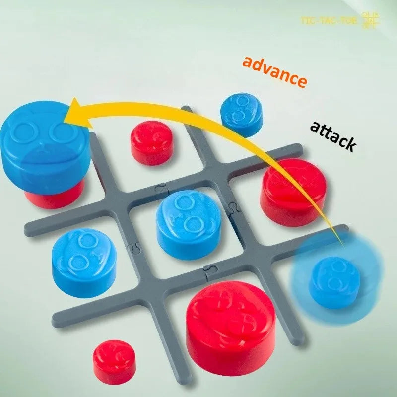 Electronic Chessboard Tic Tac Toe Multifunctional Children's Education Strategy Toy  Parent-Child Fun Interactive Brain Game