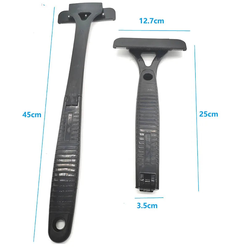 Safety Long Handle Folding Back Shaver Body Shaver Back Hair Trimmer Body Leg Back Razor Shaver Epilator Hair Removal Tool