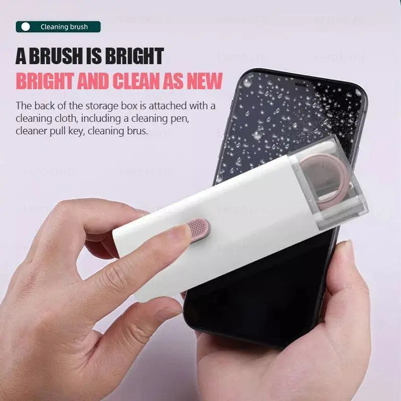7-in-1 Keyboard Cleaner Earphones Cleaning Pen Keycap Puller Set Multifunctional Cleaning Kit For AirPods iPhone iMac MacBook