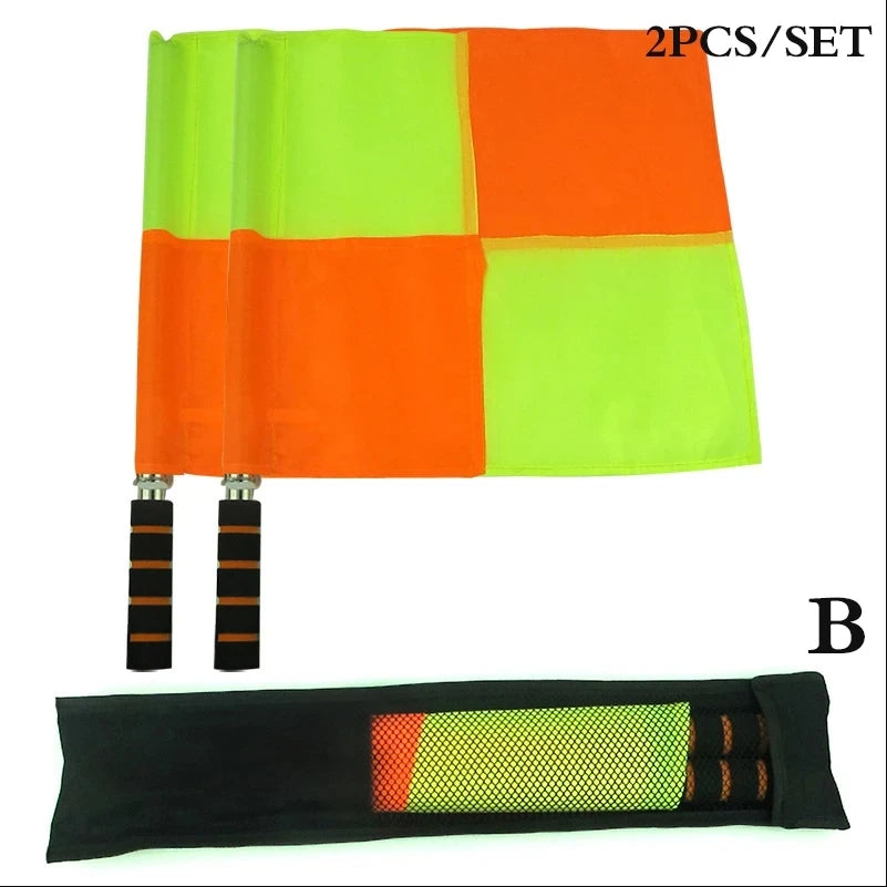 2/4/8/16Pcs World Soccer Referee Flag Fair Play Sports Match Football Linesman Europe Flags Referee Equipment