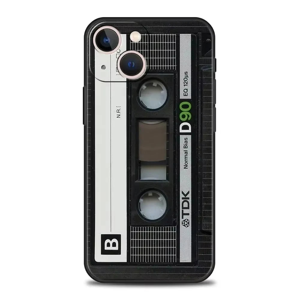 Vintage Tape Camera Gameboy Phone Case For iPhone Apple 17 16 15 14 13 12 11 Pro Max Mini 16E XR XS X XS Max Cover