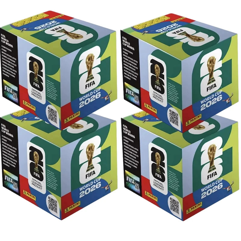 Genuine Panini 2026 FIFA World Cup Sticker Album Limited Gold Silver Official 2026 Stickers Collection Football Souvenir Gift