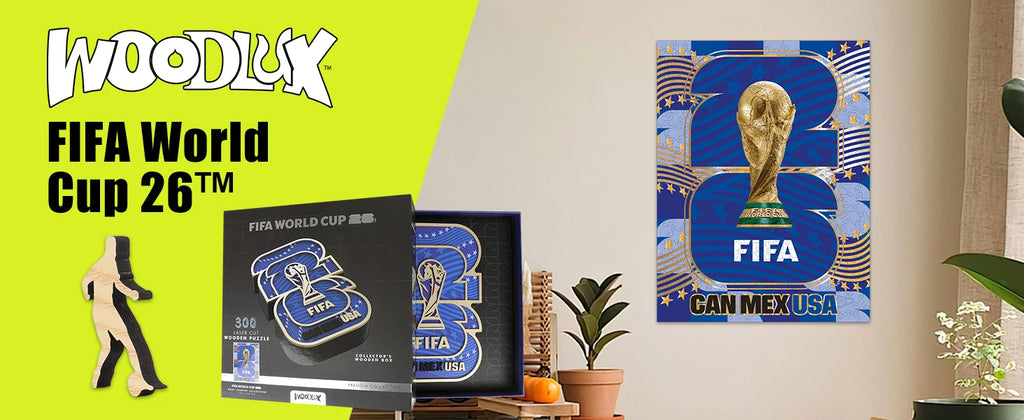 FIFA World Cup 2026 Limited Edition Collector's Wooden Puzzle 300PC Adult Puzzles with Gift Box for True Fans Official Licensed