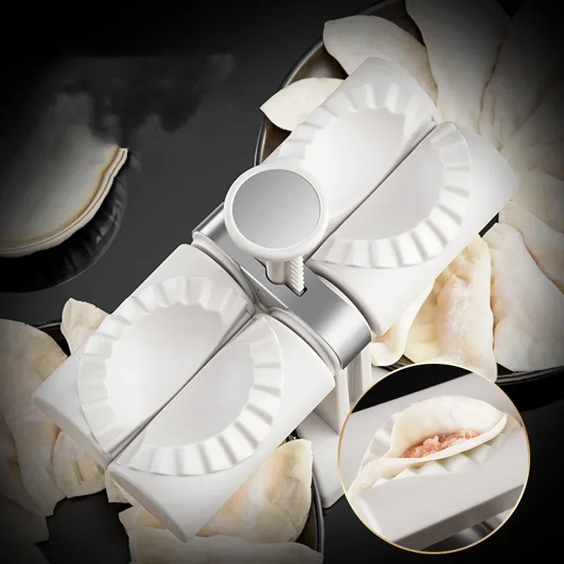 Dumpling Maker Machine Press Dumplings Mold Kitchen Accessories Automatic Pressing Tool DIY Empanadas Ravioli Mould Home Gadget