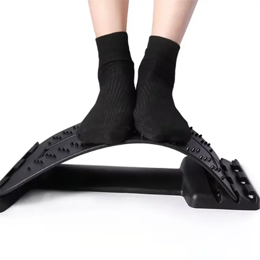 Back Stretcher for Back Pain Relief Multi-Level Back Cracker Board, Lower and Upper Back Support for Herniated Disc Fitness Yoga