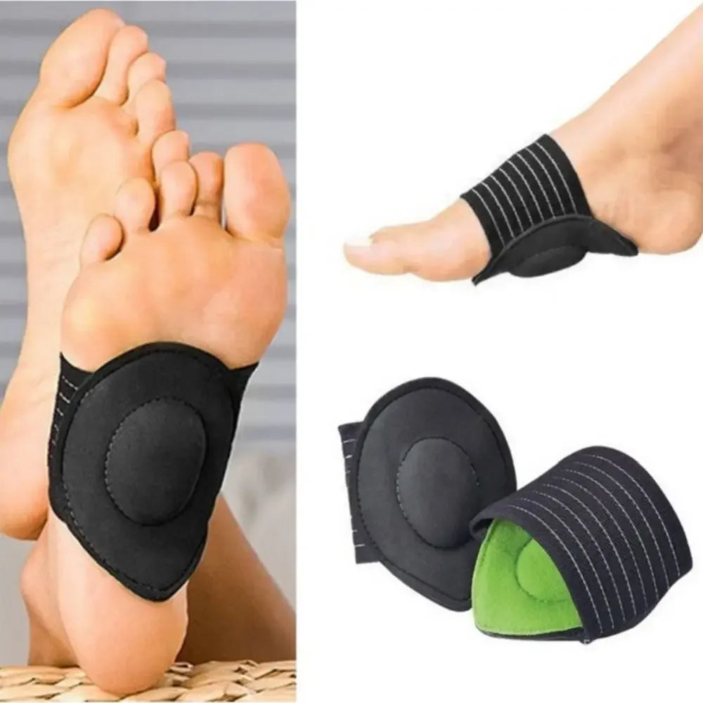 1Pair Foot Arch Support Plantar Fasciitis Heel Pain Aid Foot Run-up Pad Feet Cushioned Cushioned Shoes Insole Accessory