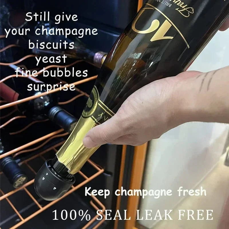 Wine Stopper 1/2 Piece Reusable Bar Accessories Silicone Sealing Champagne Cork Keep Wine Freshness Bottle Cap Barware Home