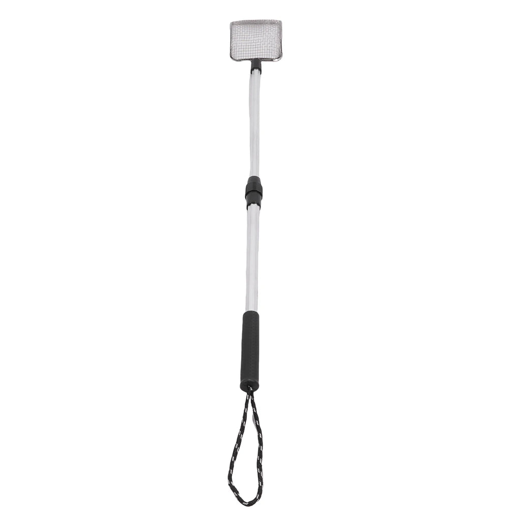 Cat Poop Shovel Stainless Steel Anti Bending Extendable Litter Sifting Shovel Anti Stick Long Handle Adjustable for Litter Box