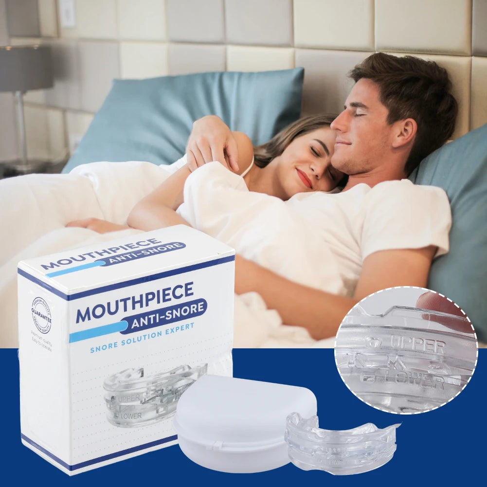 New Mouth Guard Anti-Snoring Teeth Bruxism Mouthguard Improves Sleep Teeth Bruxism Sleep and Apnea Snoring Device Stops Snoring