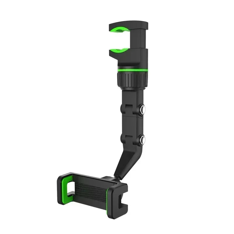 Rearview Mirror Phone Holder for Car - Multifunctional Car Phone Mount, Universal Cellphone Mount for Almost All Cell Phone &Car