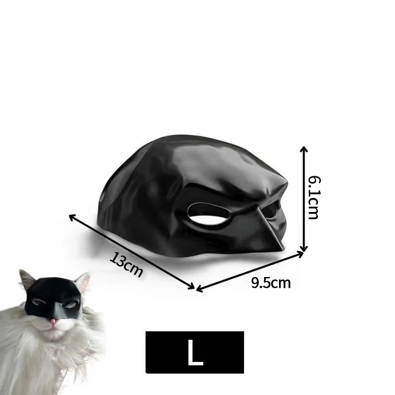 Bat Cat Mask Pet Decoration Mask for Cat and Dogs Spooky Half Mask Pet Accseeiories Pet Funny Party Make-up Decoration