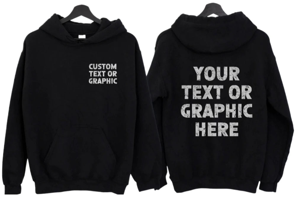 Customized Hoodie Personalized Printed Add Your Own Custom Texts Images Hoodie for Women Men Long-sleeved Hoody Spring