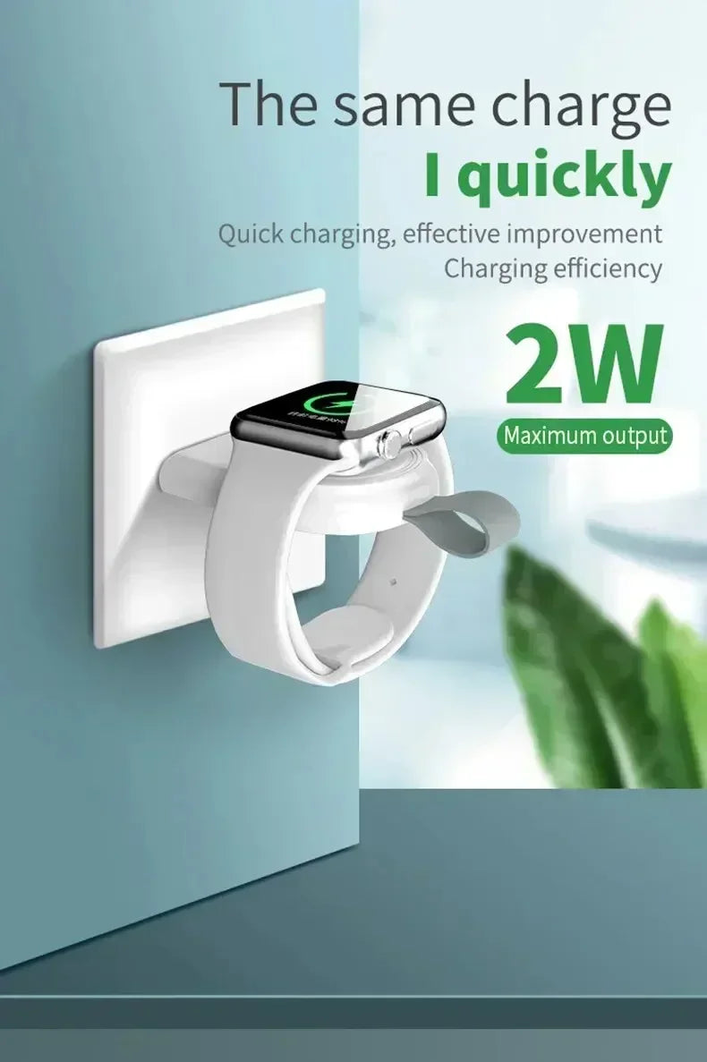Magnetic Watch Wireless Charger Dock Base For iWatch Series 10 9 8 7 6 5 4 SE/3/2 Utlra Portable Travel Wireless Charging Stand