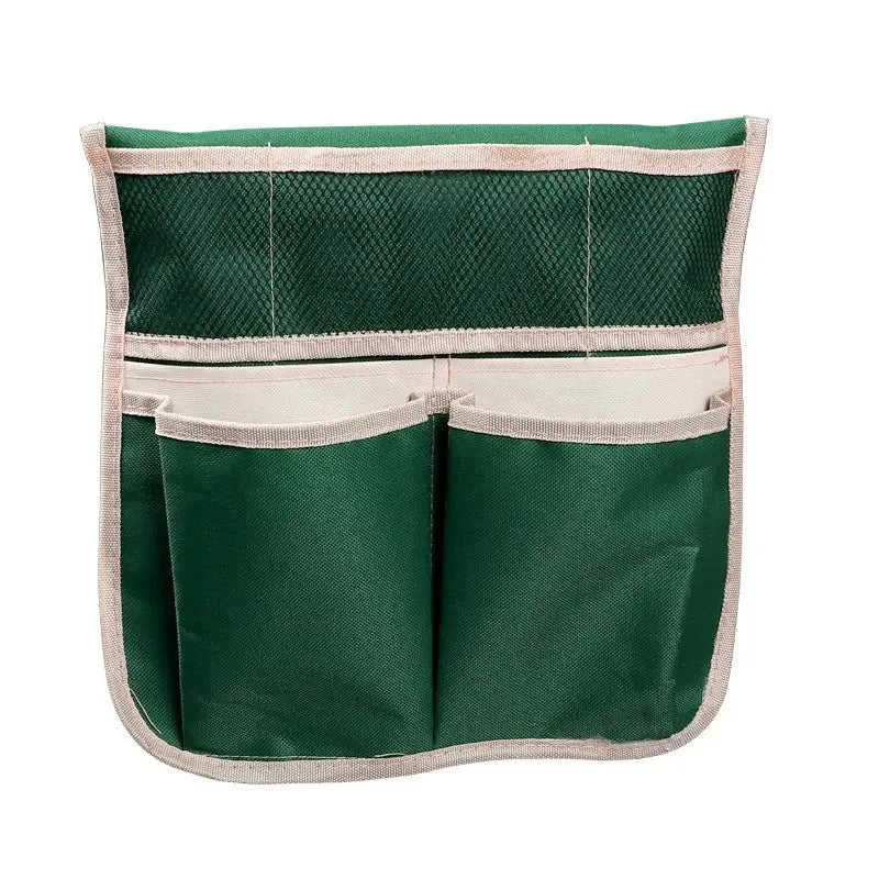 Garden Kneeling Stool with Tool Pouch 2-in-1 Portable Seat Knee Pad Outdoor Gardening Chair with Pockets