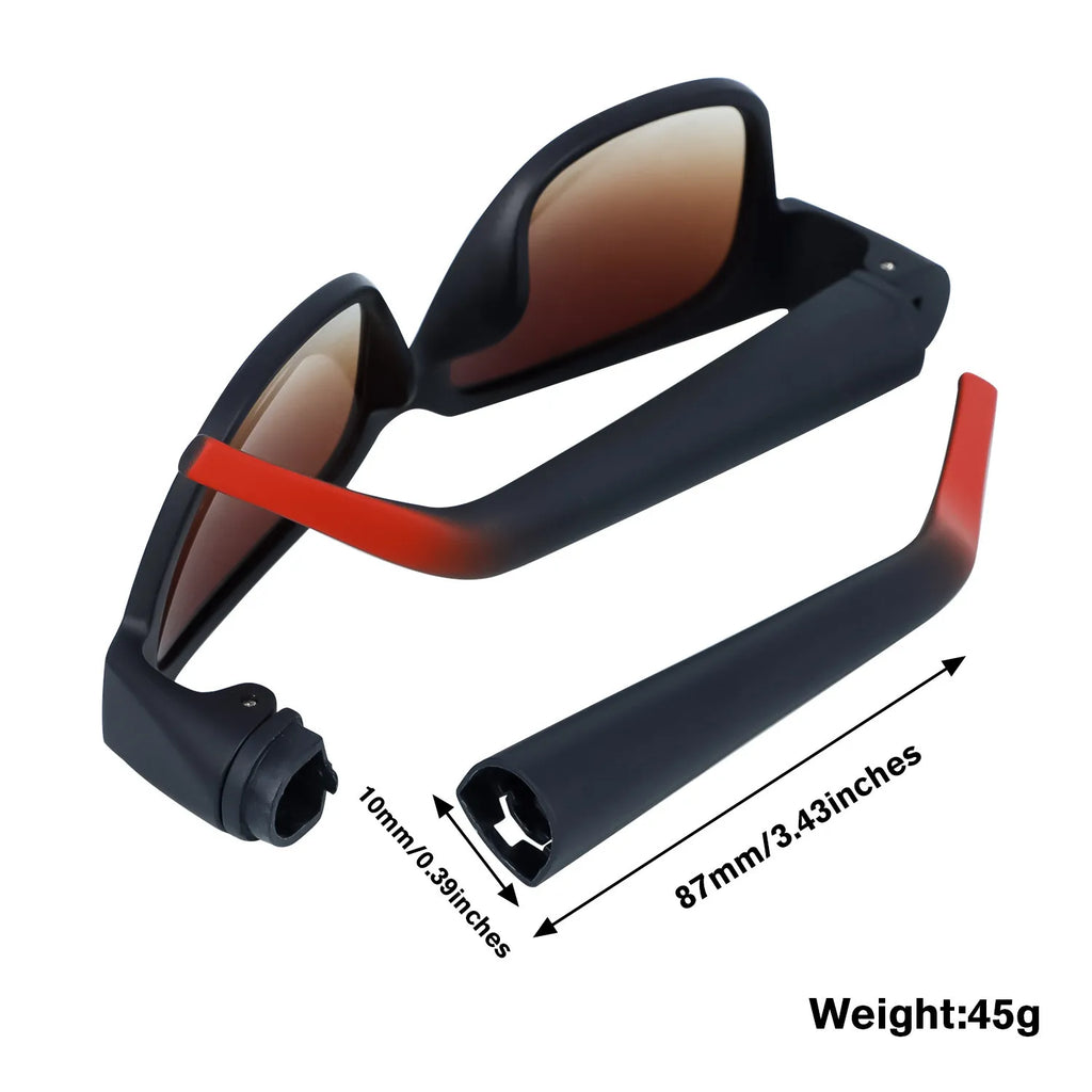 Sunglasses Hidden Tapered Cigarette Storage Tube Removable Glasses Holder Horn Tube Tobacco Box Smoking Pipe Accessories