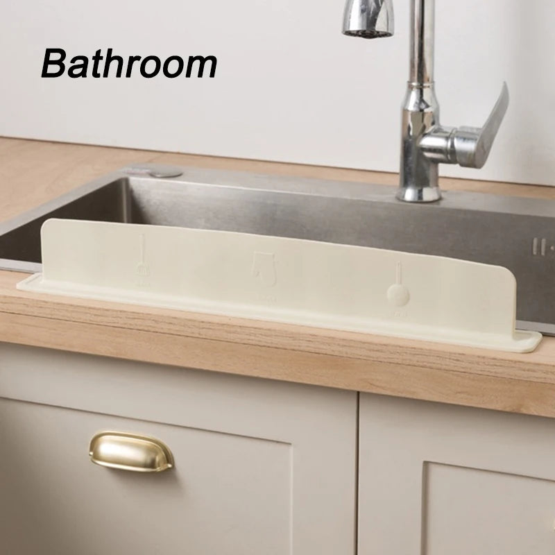 Silicone Sink Baffle Splash Guard Protect Cloth From Splashing Water Baffle Splash Protector For Washing Dishes Faucet Kitchen
